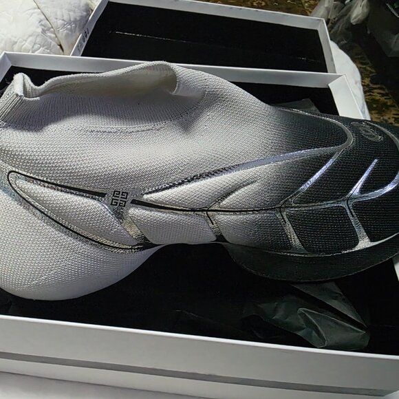 Givenchy tk-360+ low-top sneakers silver color - Picture 3 of 8